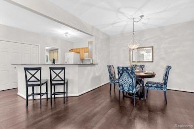 Barstool counters for extra seating.