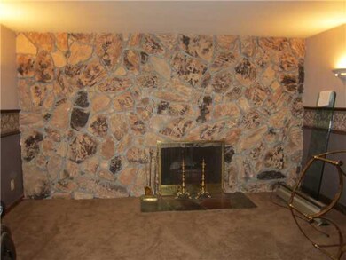 Living Room Stoned wall surrounds WPFP with newer 