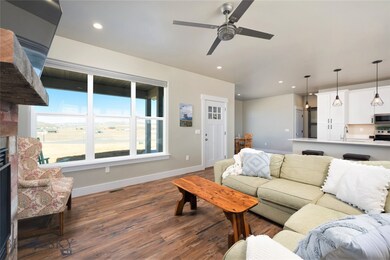 Open-concept living area