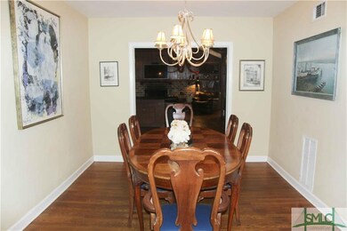 Very spacious formal dining room.