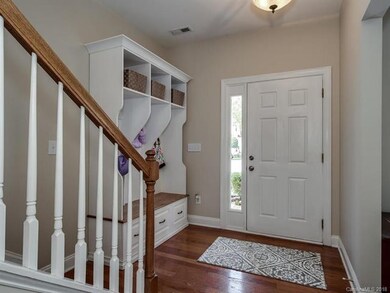 Foyer with wide staircase
