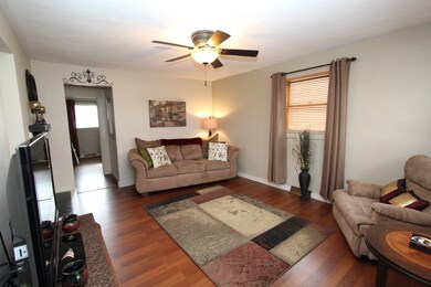 View of family room from front door.  Good size ro
