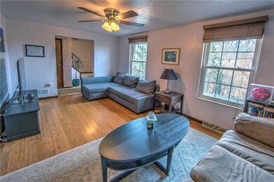Lots of natural light in the living room