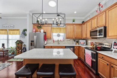 Kitchen featuring sink, stainless steel appliances