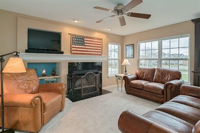 Family Room - Wood-burning Fireplace