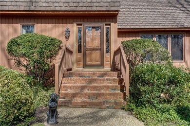 Front steps and door