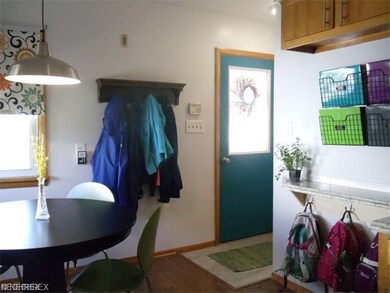 Entry from sunporch into kitchen,