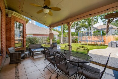 Look at the size of this covered patio! Large enough for a dining table plus a seating area, it is conveniently oriented to the north, ensuring pleasant outdoor time!