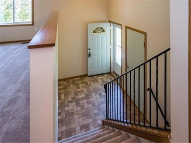 Crisp, clean, welcoming foyer