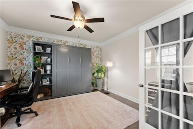 Amazing office with Murphy Bed (could convert to a bedroom)