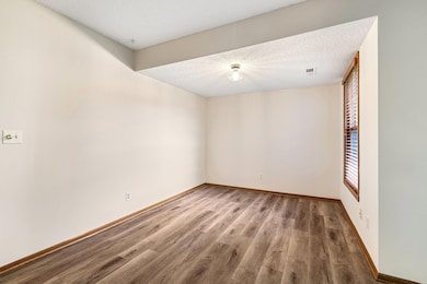 The living area has multiple options for use