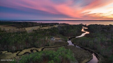 sunset aerial