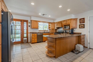 Large open kitchen