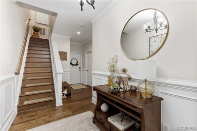 Spacious entry with direct access to garage