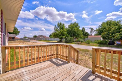 Deck with a yard