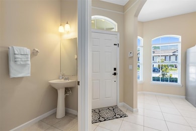 Entry way and a half bath downstairs
