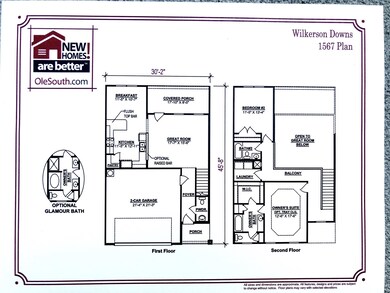 2 bedroom 2 1/2 bath  2 car garage 