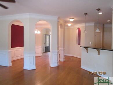 Open Floor Plan featuring gorgeous wood floors