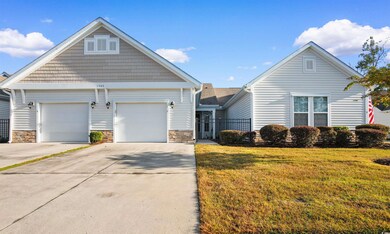 View of front of home featuring a front yard and a