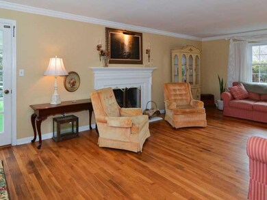Living Room. Door to side porch