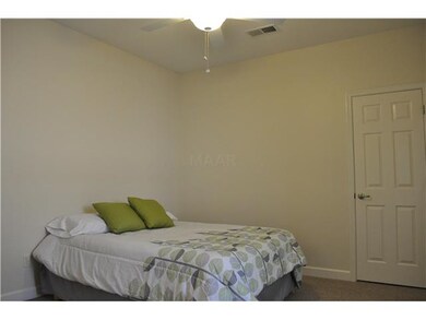 The spacious Master bedroom has new carpet, paint,