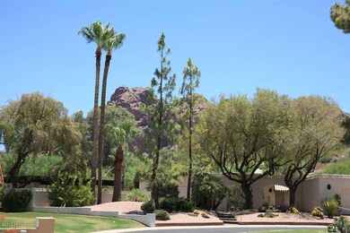 Front View of Camelback Mountain