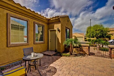gated courtyard