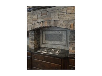 Gas Stove With Stone Surround, WOW!