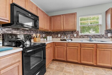 Close up view of the Kitchen.