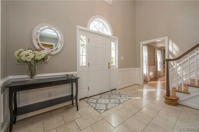 Two story foyer