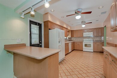 The dining room side counter space with room for a
