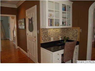 Computer nook in kitchen