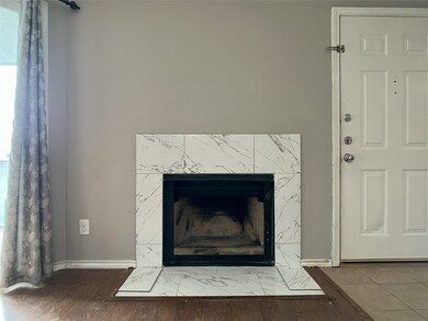 BRAND-NEW tile surround at fireplace (2 extra piec