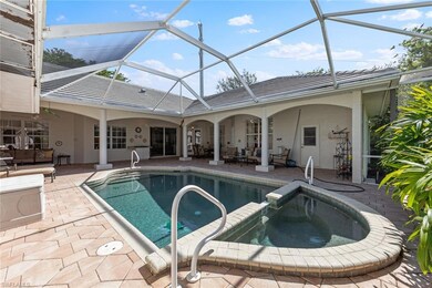 View of pool with an outdoor living space, a pool 
