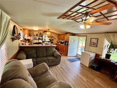Living Room into Kitchen & Front Door