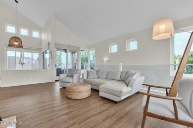Living Room Opens To The Deck