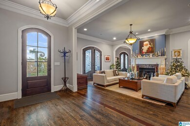 Gorgeous formal living room with double castle doo