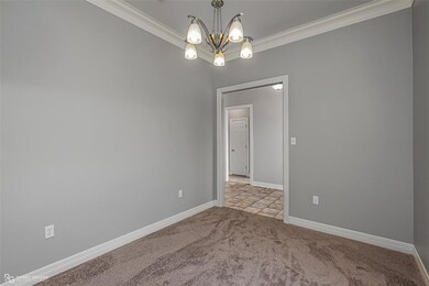 View of the formal space showing cased opening to 