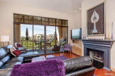 Elegant living area with gas Fireplace!