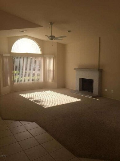 Living Room With Fireplace