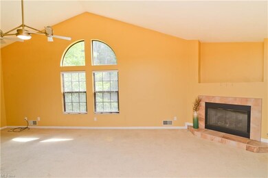 open views to the great room from the kitchen spac