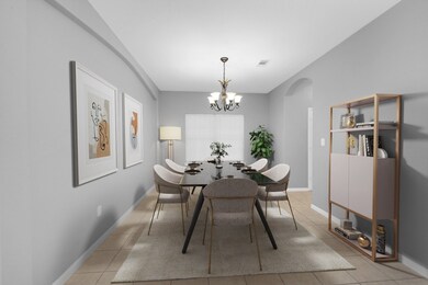 Dinning Room virtual staged.