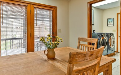 Eat-In Kitchen table eat-in area opens up to the e