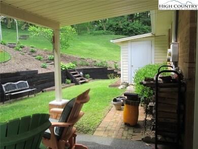 A view from the covered porch at the backyard. Qui