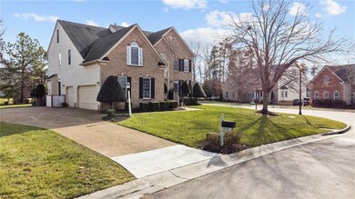Spacious driveway and side entry 3 car garage