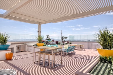 View of patio featuring outdoor dining area, exter