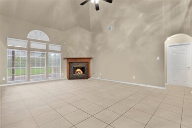 Flooring is carpeted in living area. Photo is representative if tile is carried into living space.