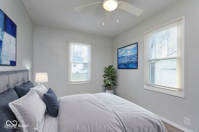 Virtually staged bedroom 2