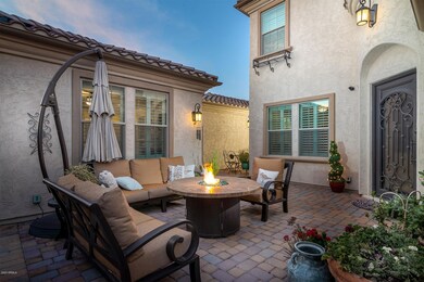 Gated front court yard