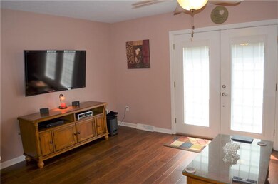 New hard wood floors and neutral paint lends to an